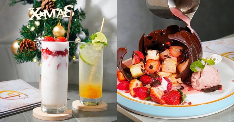 台中市台中宵夜新選擇，想吃酸菜魚與海鮮燉飯一次就能滿足！還有聖誕限定夢幻甜點，每日限量趕緊衝一波