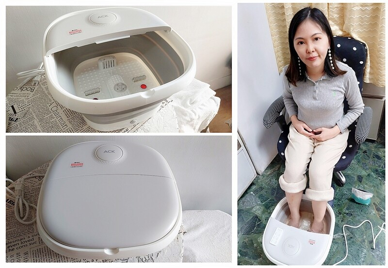 生活｜ ACK艾斯凱 三段溫控恆溫遙控足浴盆，超級舒服💛 足浴SPA 全自動加熱按摩泡腳可加熱可控溫洗腳盆