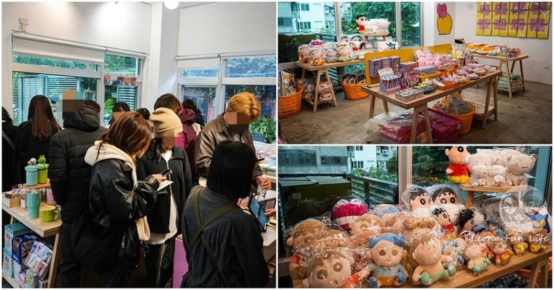 台中市西區台中快閃活動｜sunsetgoods 日落小物綠光快閃店-蠟筆小新、內褲兔、短尾矮袋鼠周邊超好買！