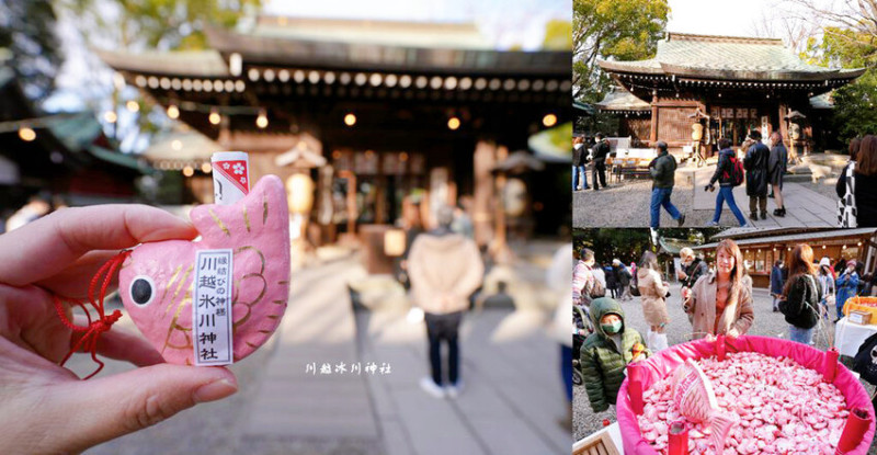 川越冰川神社 ❙ 祈求良緣鯛魚籤、繪馬隧道、人形流，崎玉旅遊、東京近郊景點!