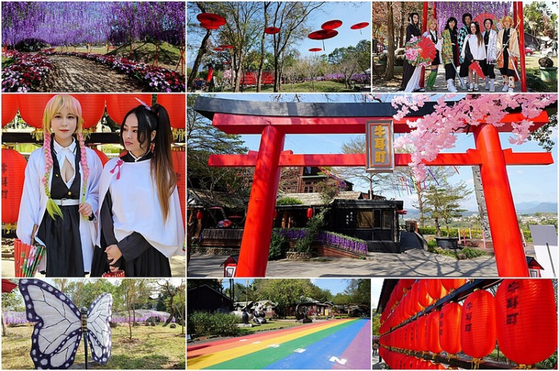 偽出國秘境！2024全新打造牛耳町藝術村，日式鳥居燈籠、紫藤花隧道、神社、彩虹步道，輕鬆秒飛日本!！