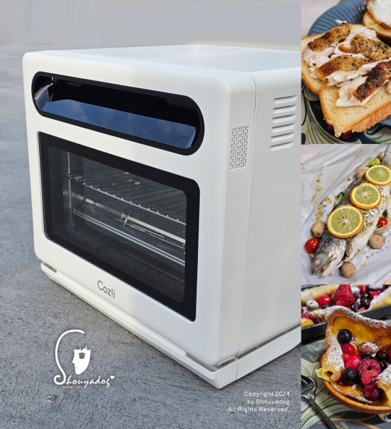 【廚房家電】Coz!i廚膳寶 直噴過熱水蒸氣 炙燒氣炸蒸烤爐 12機合一