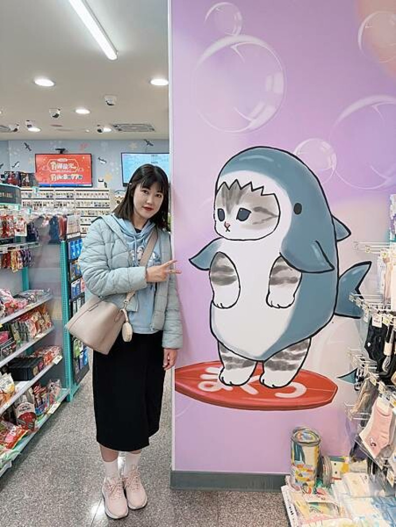 台北市中正區【台北逛街踩點】貓福珊迪主題7-11開博門市，超療癒讓人買爆捨不得離開！
