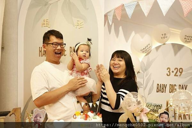 寶寶一歲啦！超有趣的台中一中附近貓羅小派對寶寶抓周