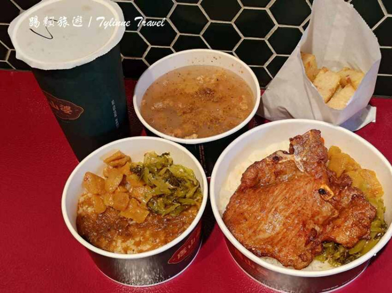 台北市大同區【台北美食】唐山婆古早味炸肉，懷舊古早味便當 | 唐山排骨飯、特製酸菜、辣蘿蔔乾 | 圓山大龍峒美食推薦