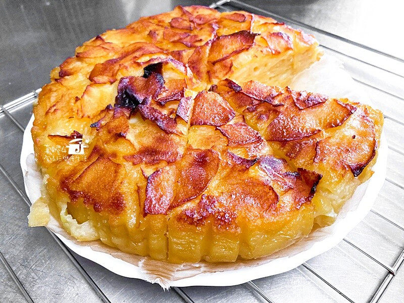 烘焙筆記│蘋果香草隱形蛋糕，大量水果烘焙的蛋糕降低吃甜點的罪惡感