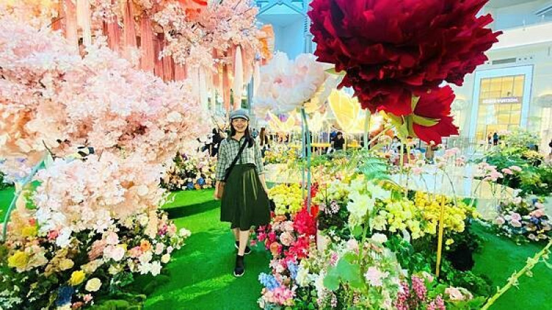 2024台北信義區最新打卡點|台北101浪漫香氛花旅|貴婦百貨bellavita春季花園|夢幻香氛花園|台北室內免費景點