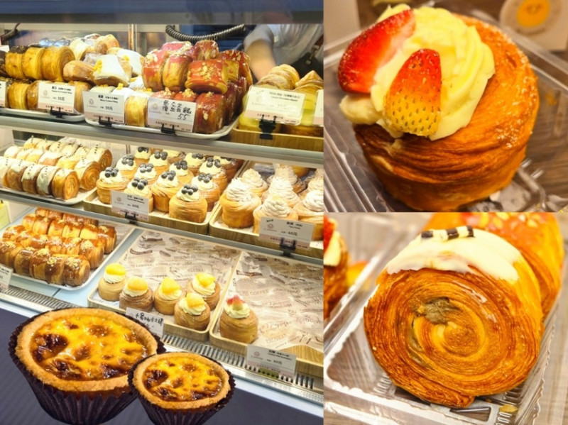 南門市場人氣甜點，19款好吃圓可頌J-sweetie cakenbread，還有芙蓉蛋塔不可錯過的滑順美味