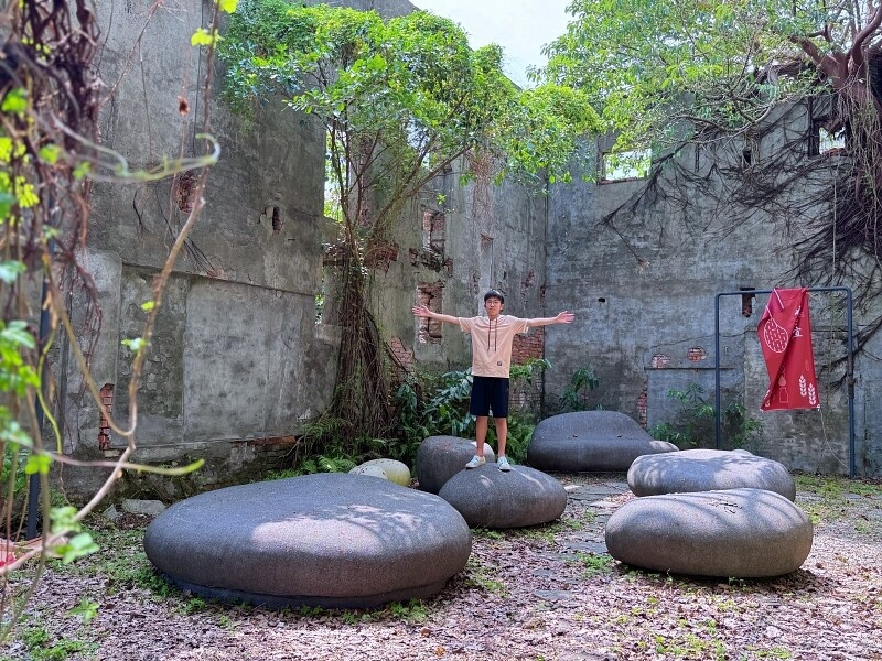 宜蘭縣壯圍鄉古亭穀倉，甘之如宜園區》舊穀倉內隱藏超殺IG熱點，廢墟老屋變身網美必拍聖地