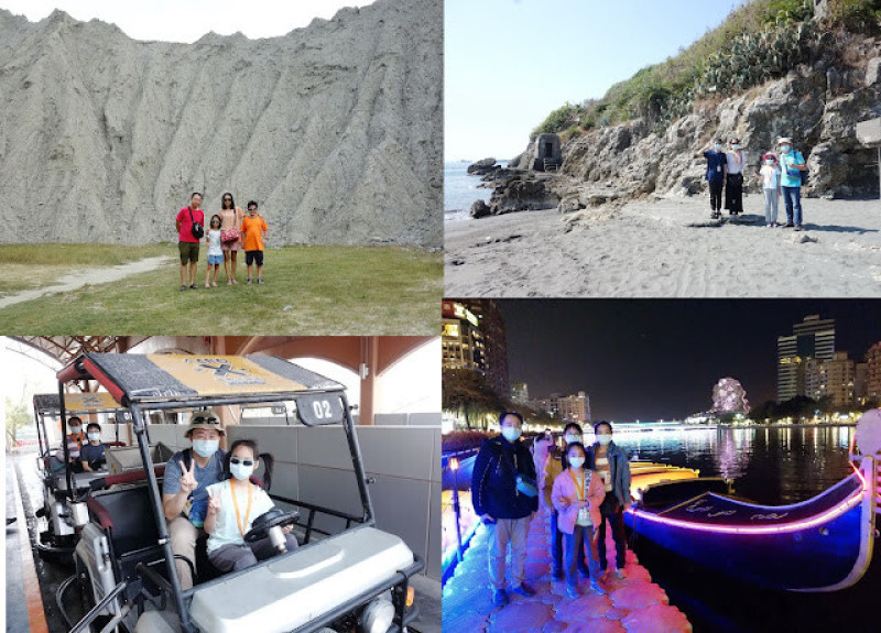 高雄景點16個，其中高雄免費景點有9個、坐火車可以到的景點有2個、坐捷運可以到的景點有4個