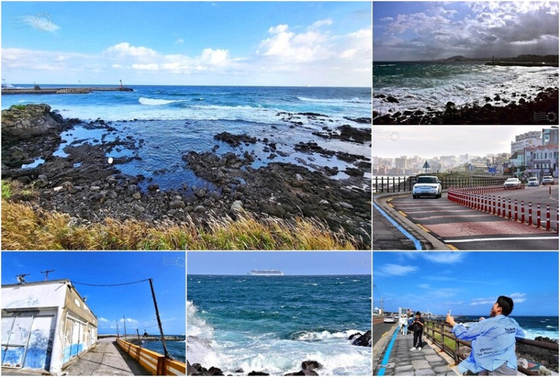 韓國【濟州島】初印象：太陽雨的【西海岸路】海岸線，一眼沉醉