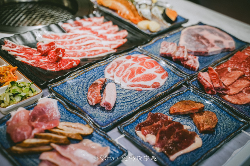 【板橋燒肉吃到飽】炎上燒肉｜吃燒肉就是要喝啤酒，這裡啤酒暢飲免加價，澎湃頂級和牛、生食級干貝通通吃起來，捷運江子翠站美食