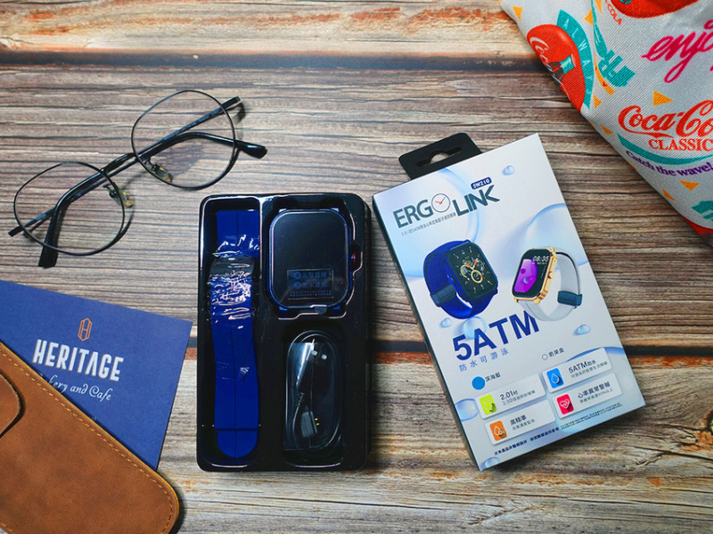 時尚與科技功能兼具！SW210游泳心率血氧藍牙通話腕錶開箱，超實用健康生活夥伴！