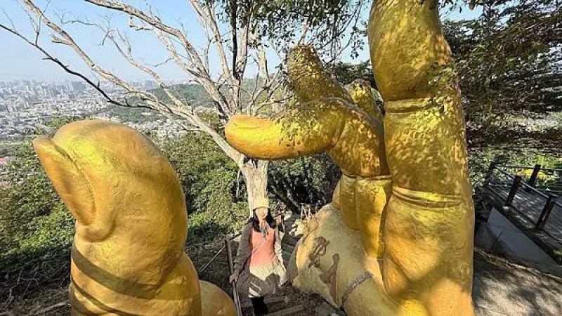 台中隱藏版小百岳！30分鐘攻頂360度美景，還能打卡佛手與玉佛寺。