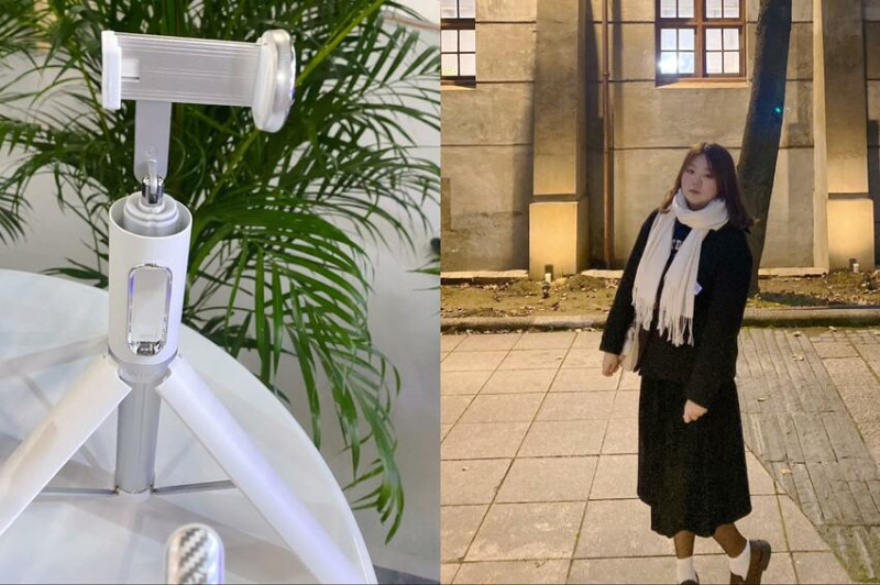 #開箱 WiWU 鋁合金三腳自拍棒Plus，自己一個人也可以拍照