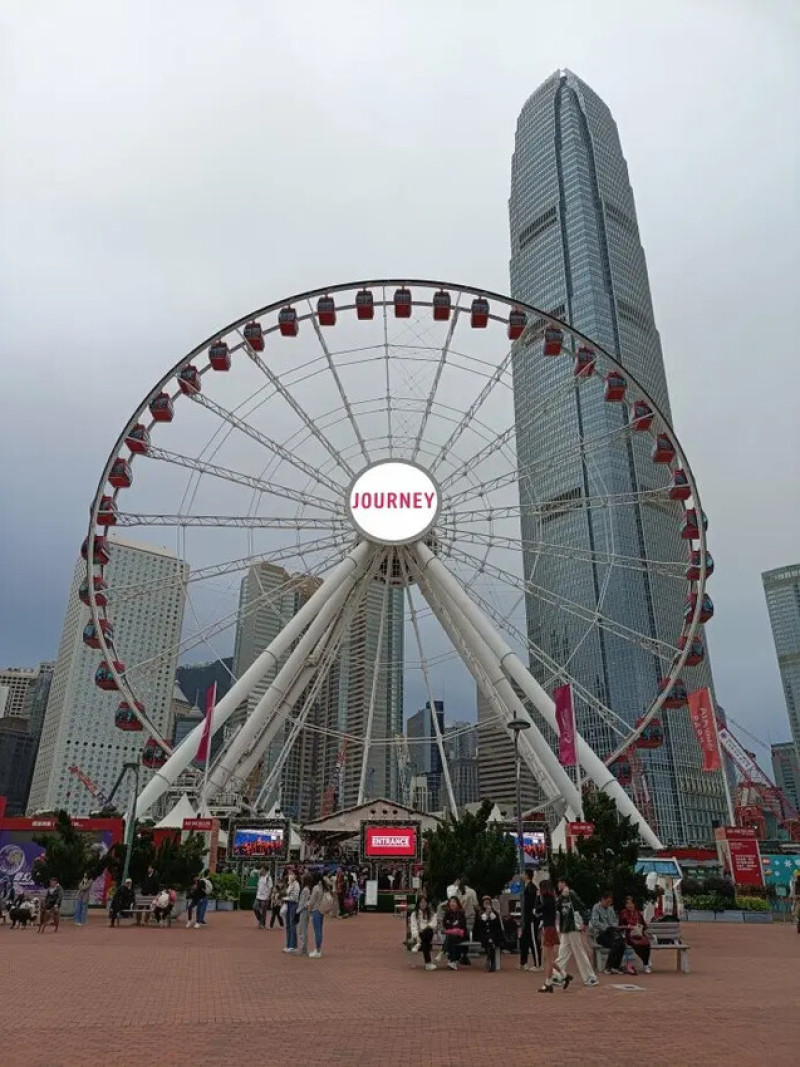 香港2024香港澳門|香港摩天輪AIA Vitality 公園、蛋卷皇后