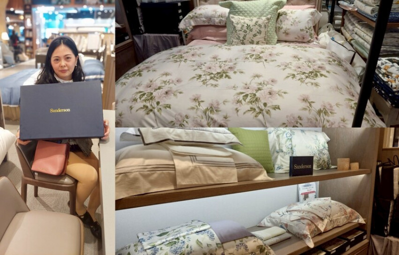 居家生活｜日比家族Sanderson英國皇室御用品牌親膚透氣寢具推薦，高級寢具品牌分享