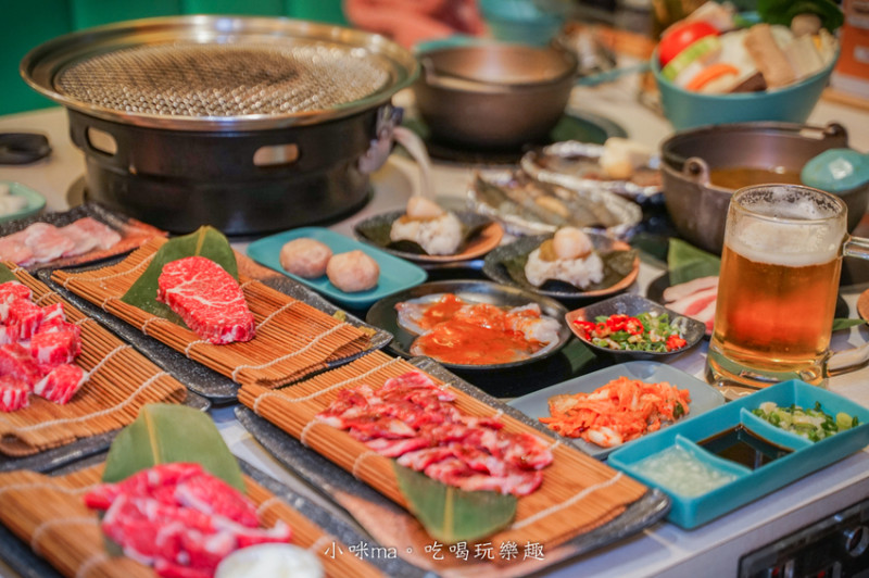 【新莊燒肉吃到飽推薦】饞饞燒肉 PLUS+｜輔大最夯的火烤兩吃，日本生食級生蠔、大干貝、和牛吃到飽任你選！最低598起，新莊輔大美食推薦(附菜單)