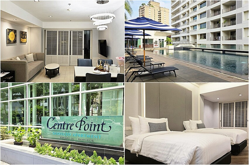 泰國泰國曼谷住宿推薦|Centre Point Serviced Apartment Thong Lo，公寓式酒店、超大房型配備強，廚房、洗烘衣