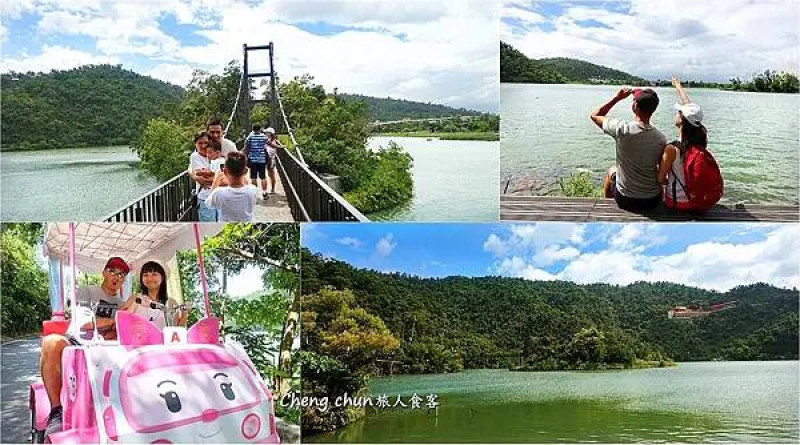 宜蘭冬山鄉【梅花湖】山湖麗緻空氣好，電動車環湖好拍好玩
