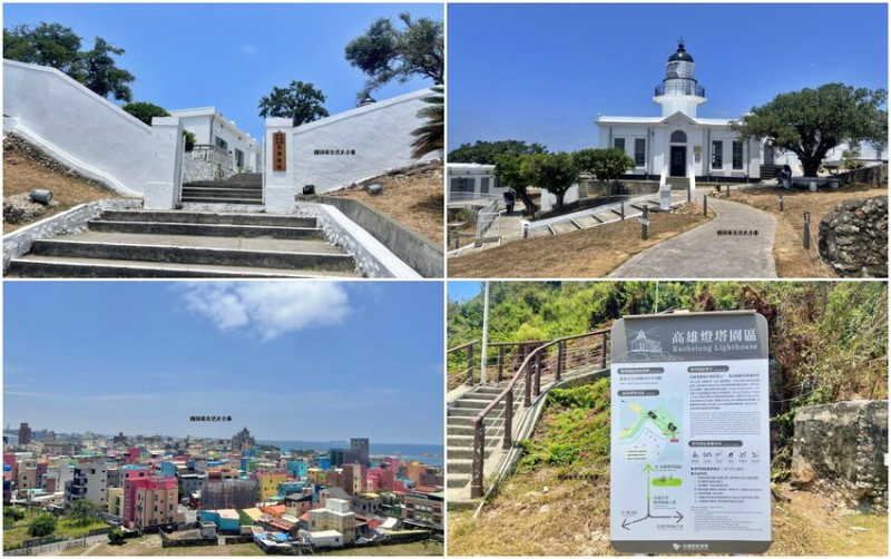 高雄旗津燈塔免費景點必拍！彩色屋海景視野超像釜山甘川文化村