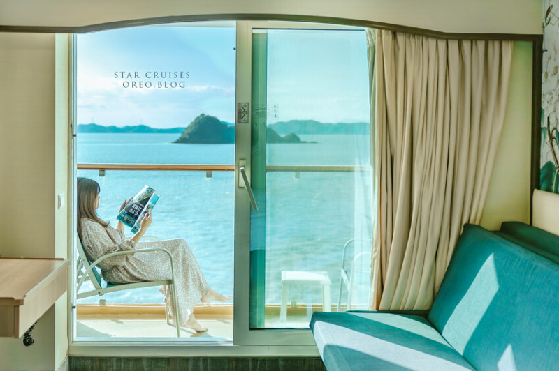 麗星郵輪 探索星號｜開箱皇宮庭苑別墅、露台房、船上設施介紹、網路怎麼辦？ - OREO時光旅行