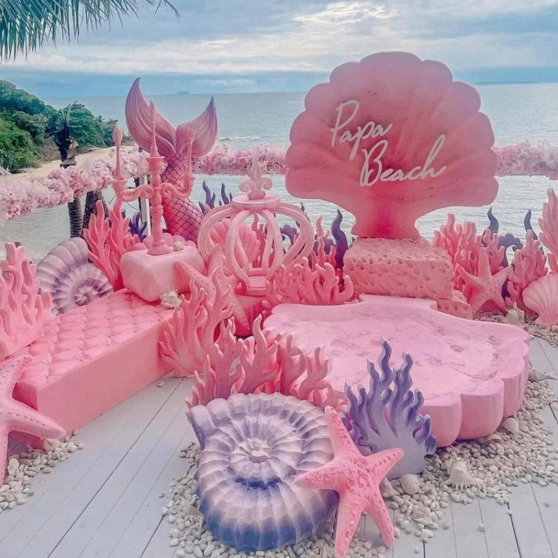 泰國🇹🇭芭達雅超浮誇的美人魚餐廳💞