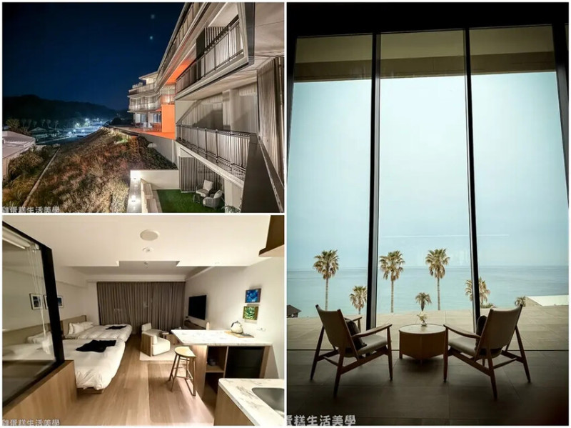 【日本住宿】seven x seven 糸島 - 可以遠眺夫妻岩的奢華海景房，房內有私人吧檯、洗衣機和高質感備品