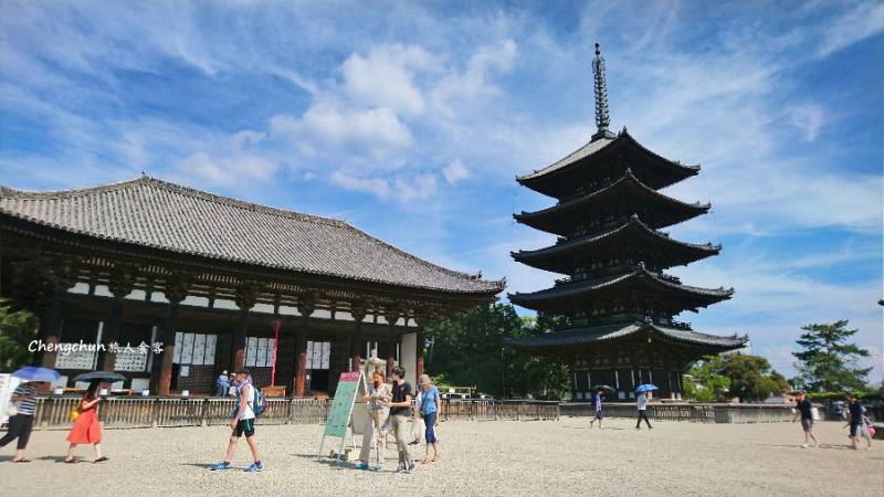 日本奈良【興福寺】世界遺產&國寶五重塔隨記