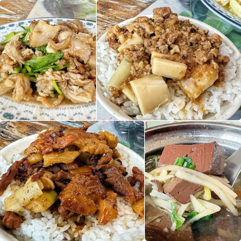竹筍滷肉飯、竹筍肉燥飯好吃，竹筍脆又甜，還有許多竹筍料理可選擇