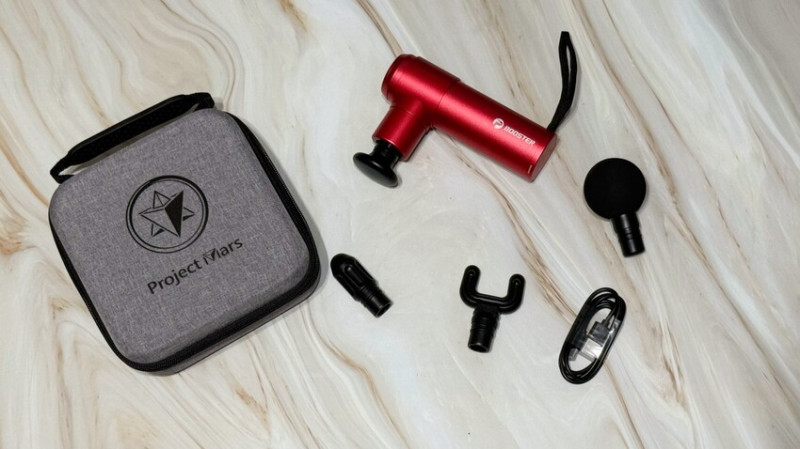 「健身用品」史上最優秀筋膜槍 火星計畫 Booster MINI 2「3C產品」500g迷你筋膜槍，健身後鐵腿救星，肩頸放鬆神器「筋膜槍推薦」