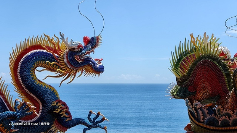 2025海與城的交響，北關海潮公園的半日散策；從濱海到信仰：走訪草嶺慶雲宮，向天借膽，帶你走進大里天公廟的神秘習俗。