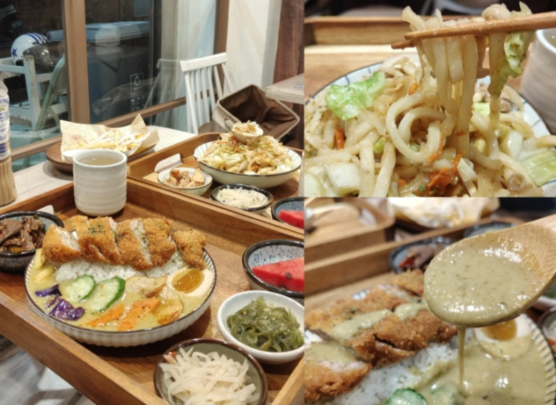 新竹竹東咖哩飯推薦！塊肉究派濃郁不膩，炸豬排吸飽醬汁依舊保有脆度。