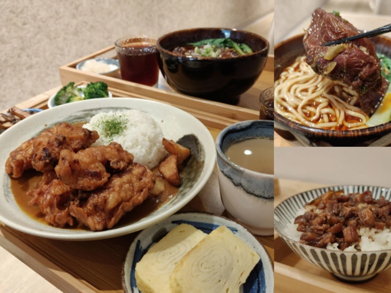 新竹竹東美食尋訪記！友艾食堂的唐揚炸雞咖哩飯口感銷魂，軟嫩牛腱肉是老饕最愛。