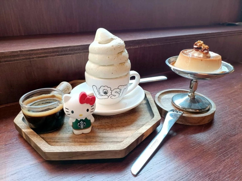 LOST and Found老宅享受下午茶！古早味Q彈焦糖布丁，配一杯香蜜蜜紅茶。