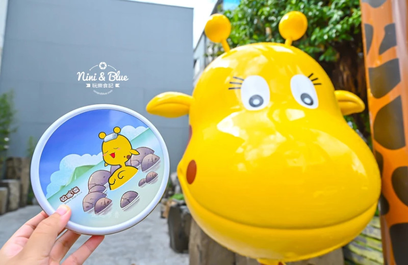 短腿阿鹿宜蘭礁溪店，酥鬆化的香濃起司曲奇餅乾，ㄚ鹿泡溫泉限定圖案 @Nini and Blue  玩樂食記