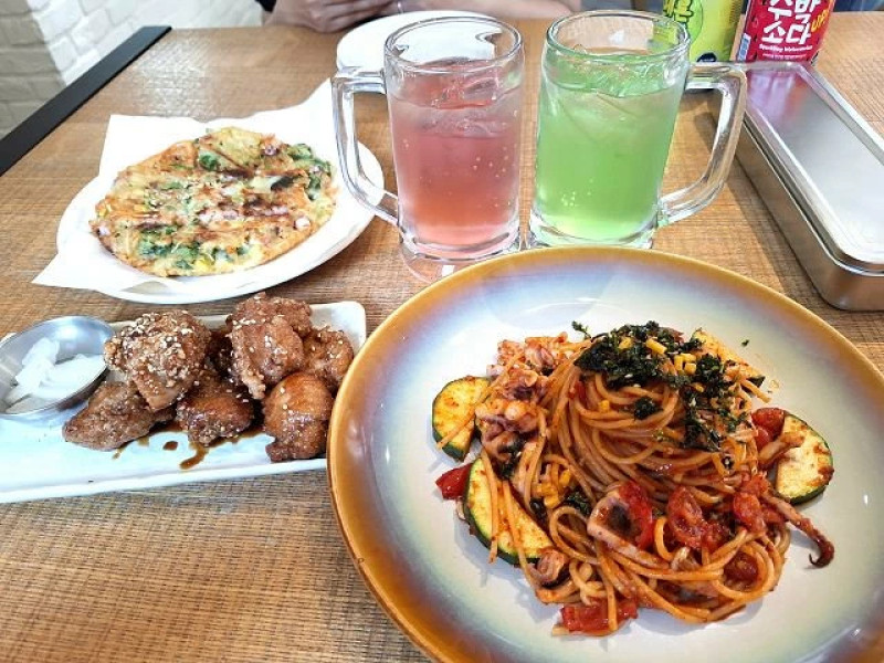 中山站韓式義大利麵！金孫韓廚創意美食CP值高，創意韓式料理推薦。