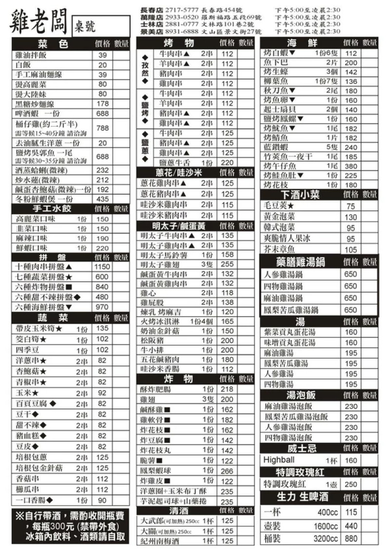 台北松山宵夜首選推薦！起家莊雞老闆，聚餐滿額免費送全雞。