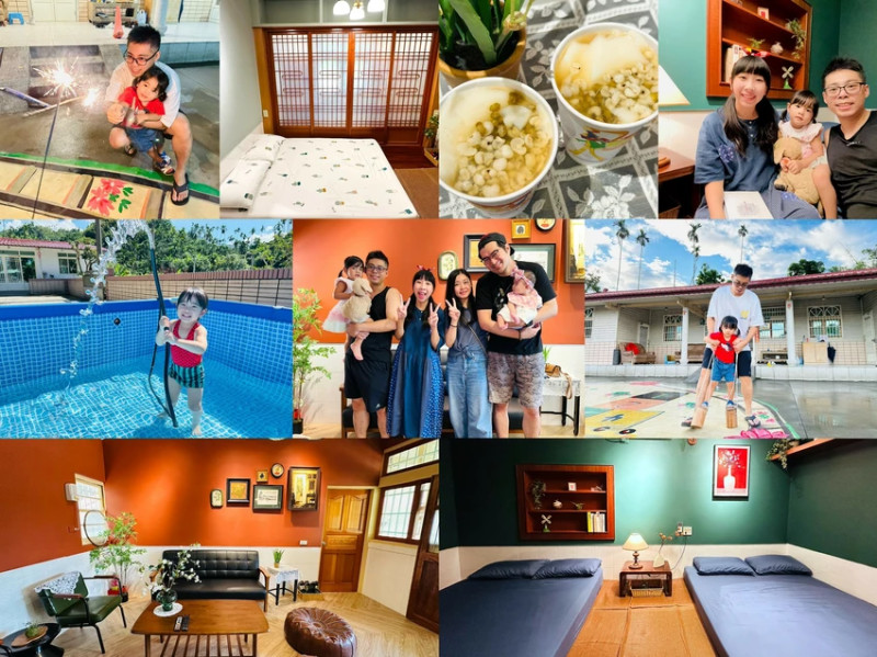 【行滿旅宿】嘉義竹崎親子包棟首選｜懷舊古玩、KTV嗨唱、煙火夜晚的鄉村假期