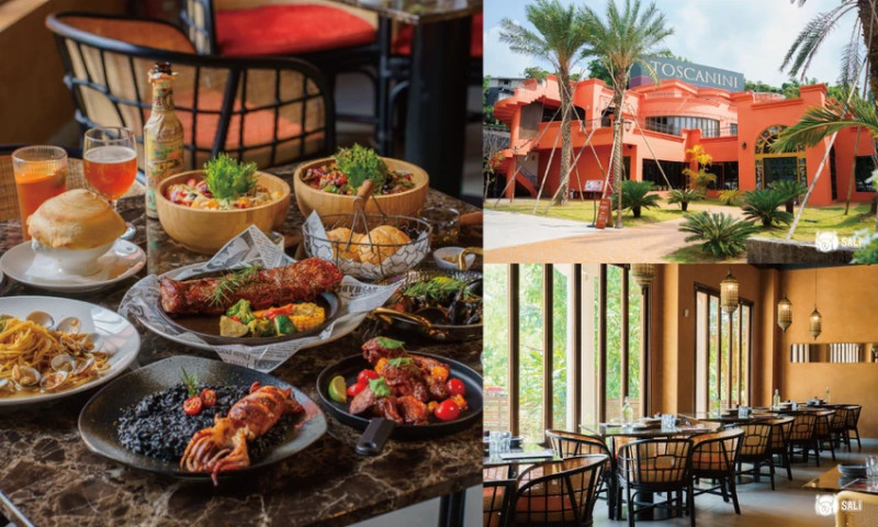 托斯卡尼尼義大利庭園餐廳.台中北屯美食推薦，亮橘外觀超吸睛，好停車又好吃的義式新地標 - 莎笠，小日子