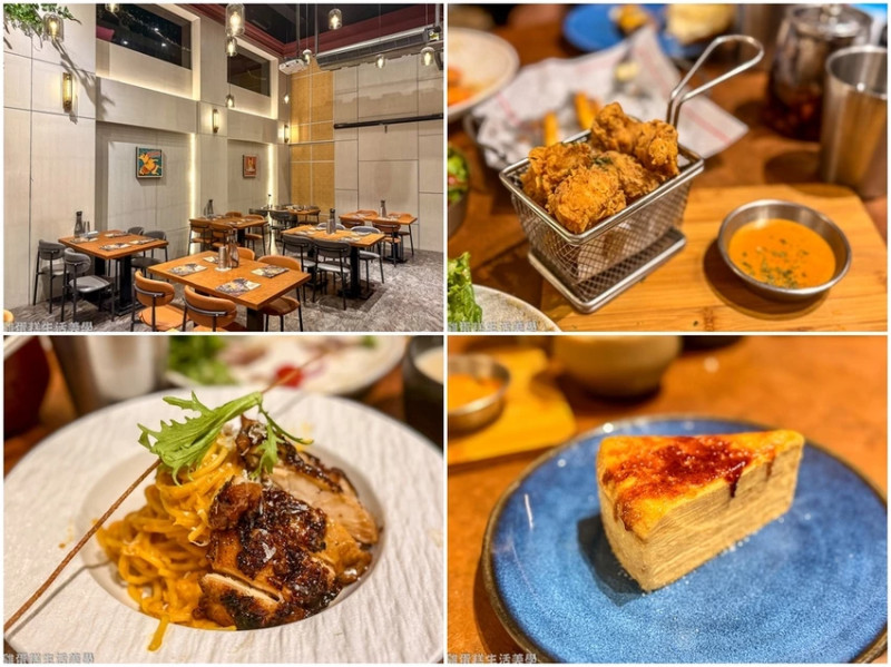 林口outlet旁約會聚餐首選！意享美式廚房空間寬敞，挑高設計還有私人小包廂。