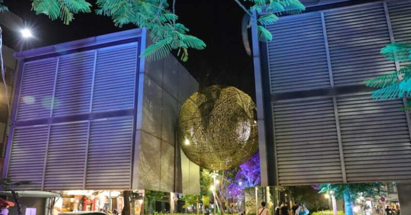 海安街道美術館！台南中西區燈光藝術展覽，散步地圖攻略。