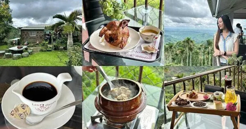 台南桶子雞這裡吃，五隆園咖啡住宿視野超讚。