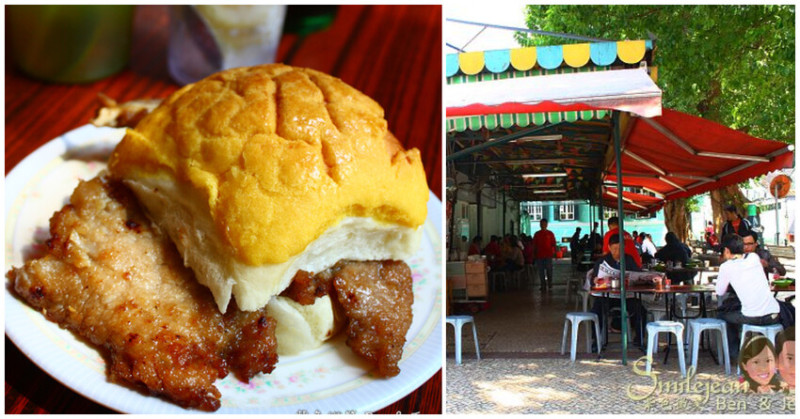 澳門美食推薦！必吃澳門老字號大利來記豬扒包，炭火烤製香嫩豬扒。