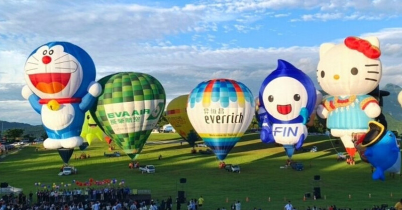 2025台東熱氣球嘉年華！哆啦A夢熱氣球活動日期、票價、交通完整攻略。