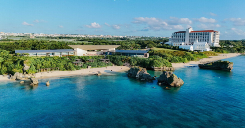 沖繩海景咖啡廳推薦！BANTA CAFE星野集團打造日落第一排，低消500日圓超親民。