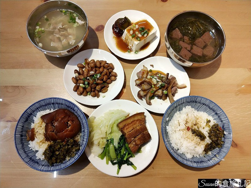 台中美食|祖傳爌肉飯不會太過油膩很美味，小菜滷的入味好吃，漢口路深夜美食