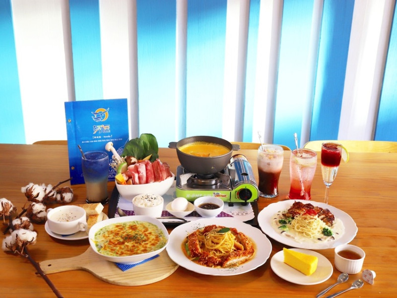 努逗風味館 （嘉義店）：嘉義地中海風格餐廳，平價美味的優質享受~火鍋.義大利麵.燉飯.焗烤通通有｜12月消費打卡送天婦羅｜嘉義聚餐餐廳推薦.可包場.無障礙空間 - 進食的巨鼠