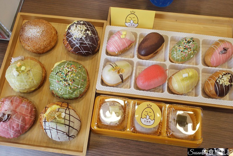 大里伴手禮|彩菓燒不只有飲品還有超繽紛超可愛的彩泡芙、彩冰心球、彩蛋糕可以選擇