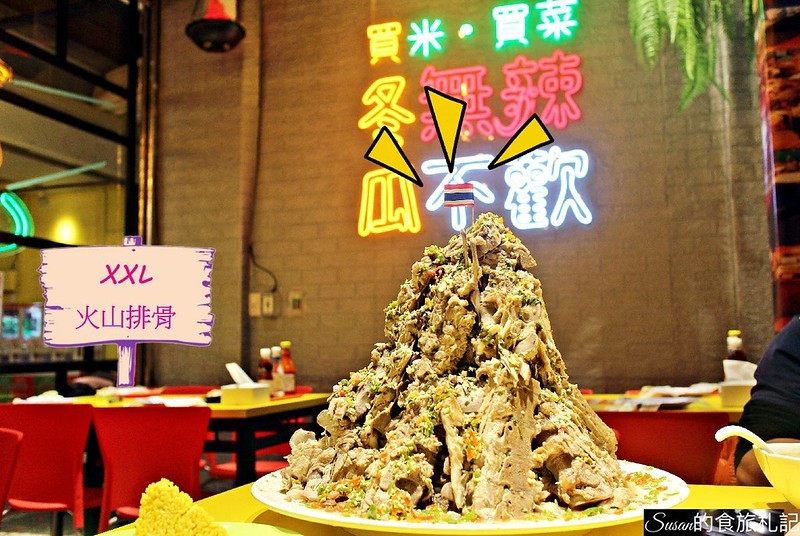 台中美食|泰辛火山排骨源自泰國曼谷的火山排骨不用出國也能在台中嚐到囉^^就在逢甲夜市逢甲歡樂星~喜歡泰式喜歡吃肉肉的都不要錯過